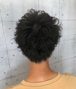 パーマ メンズ 北脇 健治のヘアスタイル