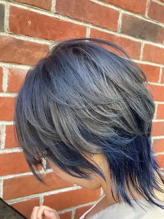 ショート カラー 髪質改善/痛ませ ないカラー/西村航大のヘアスタイル