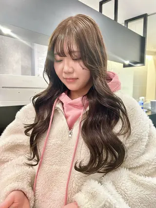 ロング カラー 🎀パーマモデル募集 暖色/REINA🎀のヘアスタイル