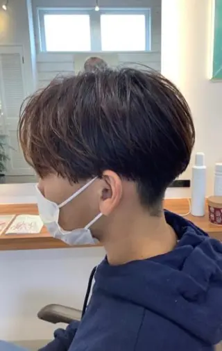 ショート 小林 崇雅　ダウンパーマのヘアスタイル