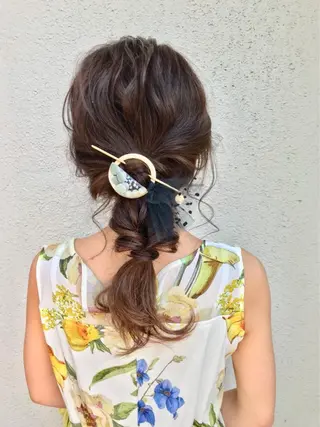 ヘアアレンジ ラブーケ中川中島店 クラタチカコのヘアスタイル