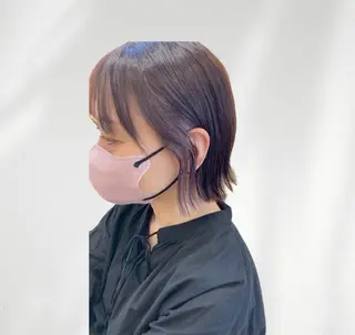 ミディアム Bear Fruit 新潟店所属・美髪矯正／ 山田　千里のヘアスタイル