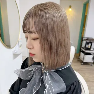 ショート カラー 🌷柔らかクリーミー 🤍kirari🌷のヘアスタイル