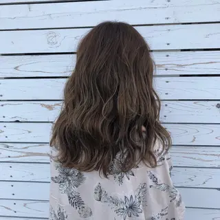 ミディアム カラー ヘアアレンジ CREAPY所属・CREAPY　日向野 利菜のヘアスタイル