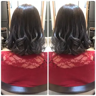 ミディアム カラー 小山内 龍一郎 店長のヘアスタイル