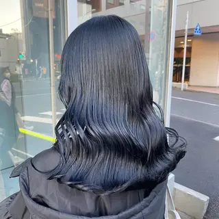 セミロング カラー 💗艶髪透明感カラー 💗DAIKI💗のヘアスタイル