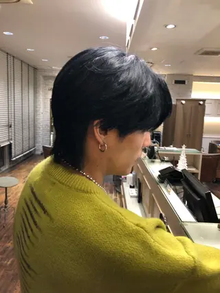 ショート メンズ 韓国メンズヘア シンユウのヘアスタイル