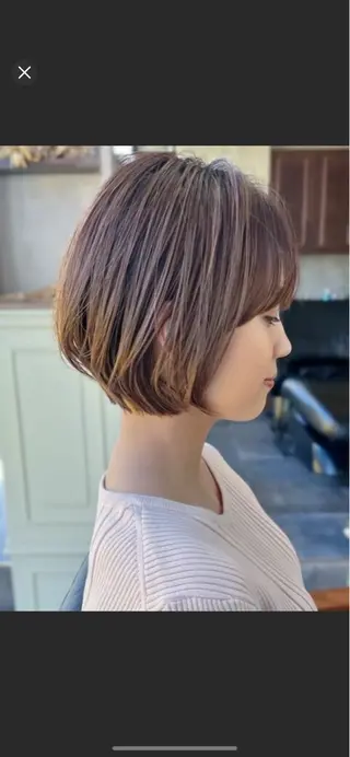 ショート YUI/レイヤー/ ウルフ/艶カラーのヘアスタイル