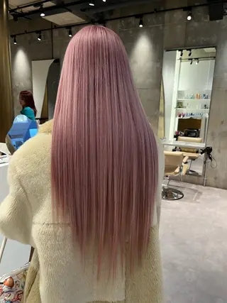 ロング カラー 美髪矯正/ハイトーン 🪸🩰ヒナコのヘアスタイル