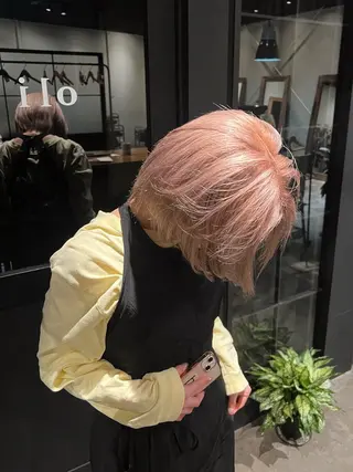 カラー the hinc所属・miyu /大阪 /レイヤーカットのヘアスタイル