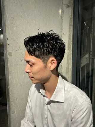 ショート メンズ 葉月/ボブ/ 透明感カラー／中目黒のヘアスタイル