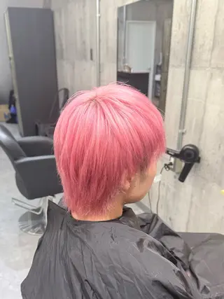 ショート カラー CHROMAN by become所属・Ryuuki/ メンズバレイヤージュのヘアスタイル