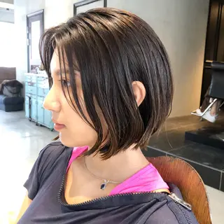ショート SHARON（シャロン）所属・すきバサミを使わない カット✂️✨郡司泰之のヘアスタイル