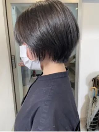 ショート カラー 髪質改善 Noe心斎橋店のヘアスタイル