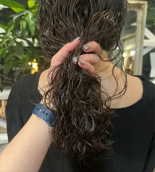 ロング パーマ 松野 心音のヘアスタイル