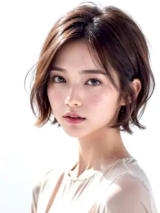 ショート La Ruelle 江曽島店のヘアスタイル