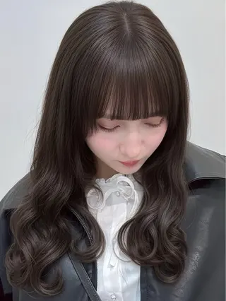 ロング レイヤー/韓国❣️ 縮毛矯正/おばかんのヘアスタイル