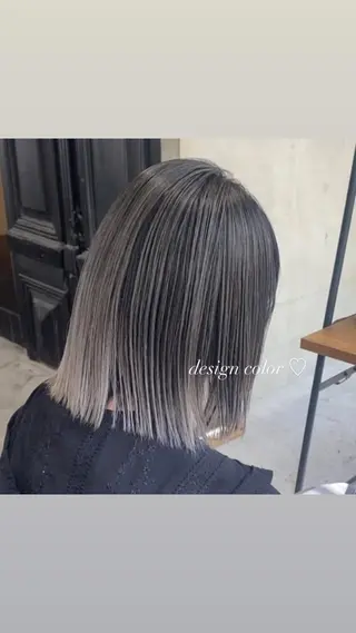 ミディアム 韓国レイヤー/透明感 カラー🦋mioのヘアスタイル