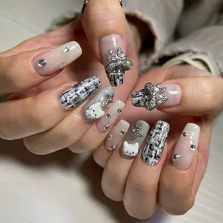 ネイル GO TODAY 吉祥寺Glint所属・うの 韓国ﾈｲﾙ໒꒱⋆⭒˚のネイルデザイン