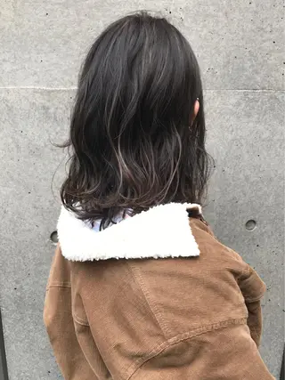 ミディアム カラー パーマ ⭐️ アユミ⭐️のヘアスタイル