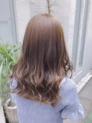 ミディアム カラー uros.所属・メンズパーマ/ エクステ🌞セナのヘアスタイル