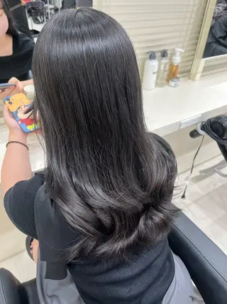 ロング カラー 大人上品ベージュ 🎀HARUNAのヘアスタイル