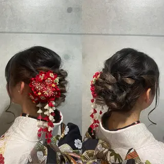 ヘアアレンジ 髪質改善カラー🫧 舘田千乃のヘアスタイル