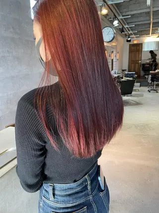 セミロング カラー メンズヘア/レイヤー /ボブ山内春輝のヘアスタイル