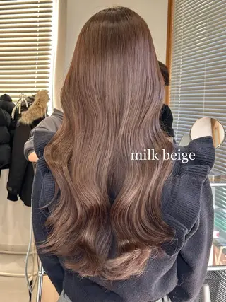 セミロング 韓国ヘア ‎🤍KANA🎀のヘアスタイル