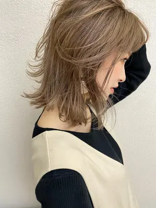 ミディアム カラー 沖縄/ヘアアレンジ /ナカノのヘアスタイル