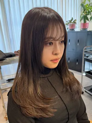 ロング カラー ayaka♡ 柔らかカラーのヘアスタイル