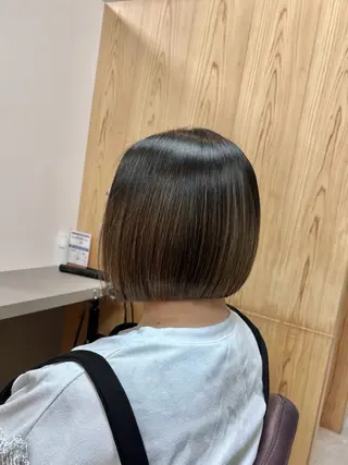 ショート パーマ KIZU 髪質改善 オカルト怪談のヘアスタイル