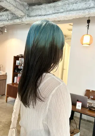 ロング カラー ヘアアレンジ 🎀suzuna 透明感colorのヘアスタイル