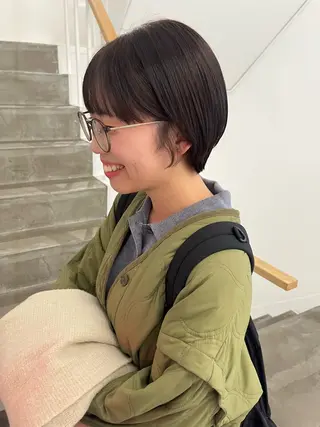 ショート e･n･u烏丸所属・やまのうち もえのヘアスタイル