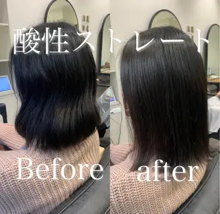 セミロング 【酸性ストレート】 宮下和明のヘアスタイル