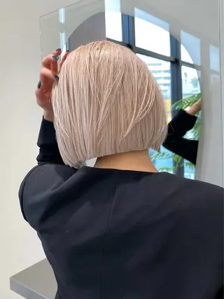 ショート カラー Toiro所属・近澤瑠以✂︎髪質改善 /艶カラー/中目黒のヘアスタイル