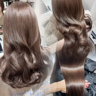 セミロング カラー 韓国ヘア🎀艶髪 /渋谷/Manaeのヘアスタイル