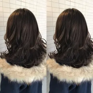 ミディアム カラー Livnaリヴナ立川所属・レイヤー/ハイライト /立川/赤池宏隆のヘアスタイル