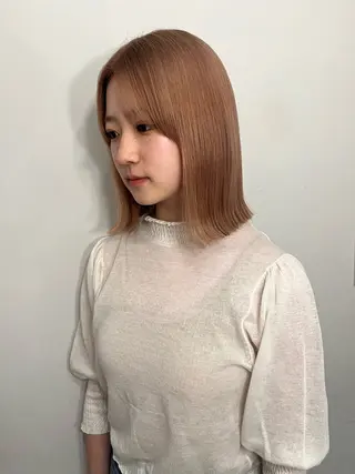 ミディアム vivieりく /カットモデル募集中のヘアスタイル