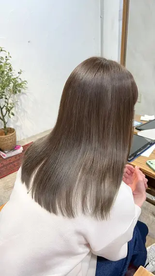 カラー ✨ブリーチなしカラー ×髪質改善✨松村 潤のヘアスタイル