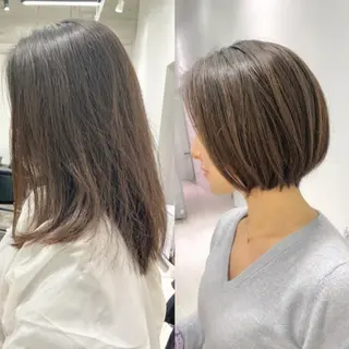 ショート カラー ヘアアレンジ 似合わせ専門美容師 なかじまのヘアスタイル