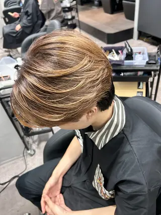 ショート カラー メンズ 外国人風カラー職人 レオのヘアスタイル