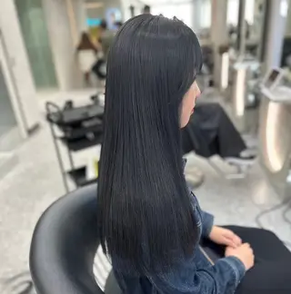 ロング カラー ミディアムレイヤー 特化/吉村　清志のヘアスタイル