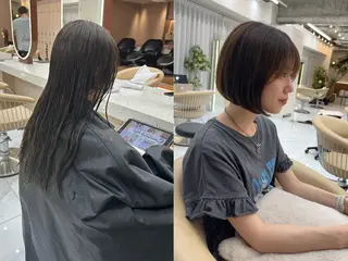 ショート 山田勇真 ボブ/縮毛矯正/金山のヘアスタイル