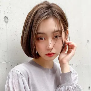 ショート カラー パーマ モテ髪×トレンド💕 小顔レイヤー 金井のヘアスタイル