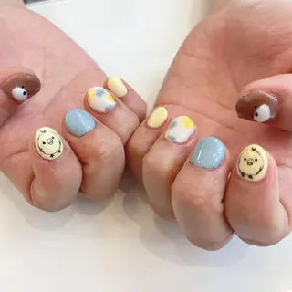 ネイル 韓国風✨髪質改善✨ 縮毛矯正✨松浦知奈美のヘアスタイル