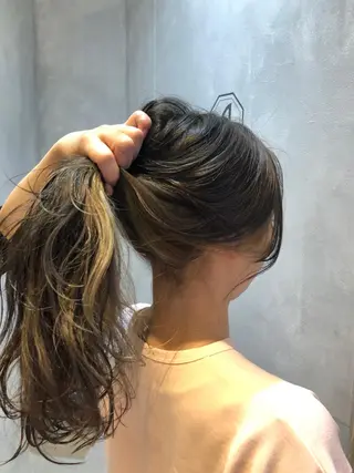 ロング カラー ヘアアレンジ AUBE HAIRazul吉祥寺所属・綺麗な髪質にしたい方 限定🌈清水 祥のヘアスタイル