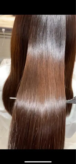 セミロング カラー 春日 力のヘアスタイル