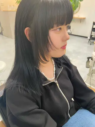 ミディアム 田中 あやなのヘアスタイル