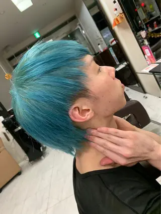 カラー メンズ アグヘアーシータ所属・🤩メンズカット/ パーマ山本🤩のヘアスタイル